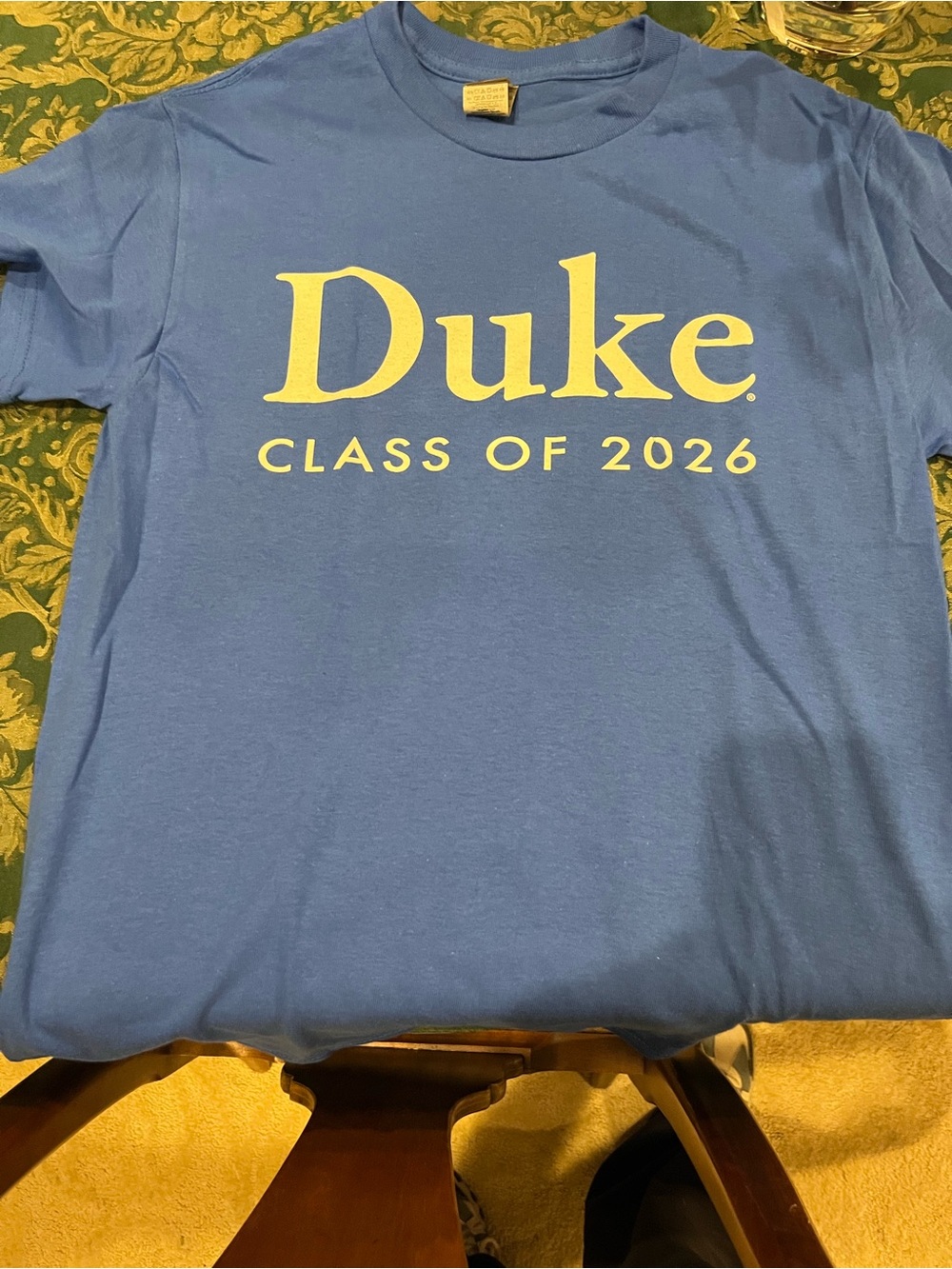 Duke Class of 2026 Blue Logo Tee